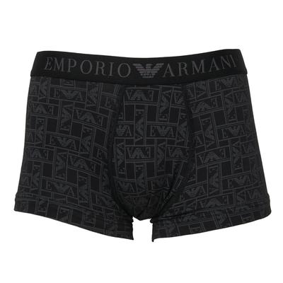 Emporio Armani 2023 Podzim/Zima Boxersky ALL OVER LOGO Velikost Černá Pánské spodní prádlo, 98,