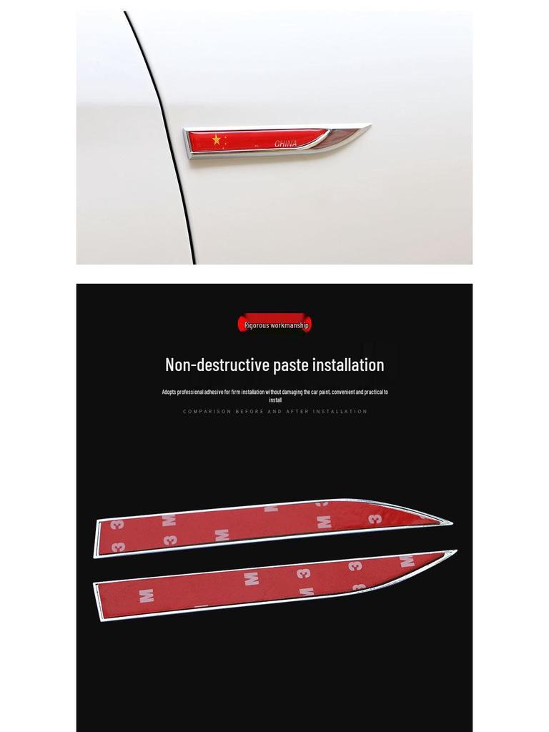 Universal Car Fender Markers, Body Stickers, Logos, and Decoration Accessories.