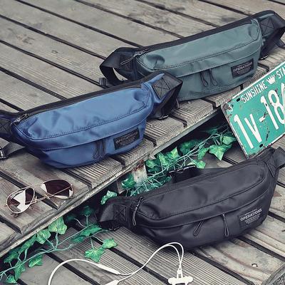 Bolsa de Cintura e Peito de Moda Japonesa Masculina - Bolsa Mensageiro Pequena e Casual de Ombro Estilo Coreano Trendy