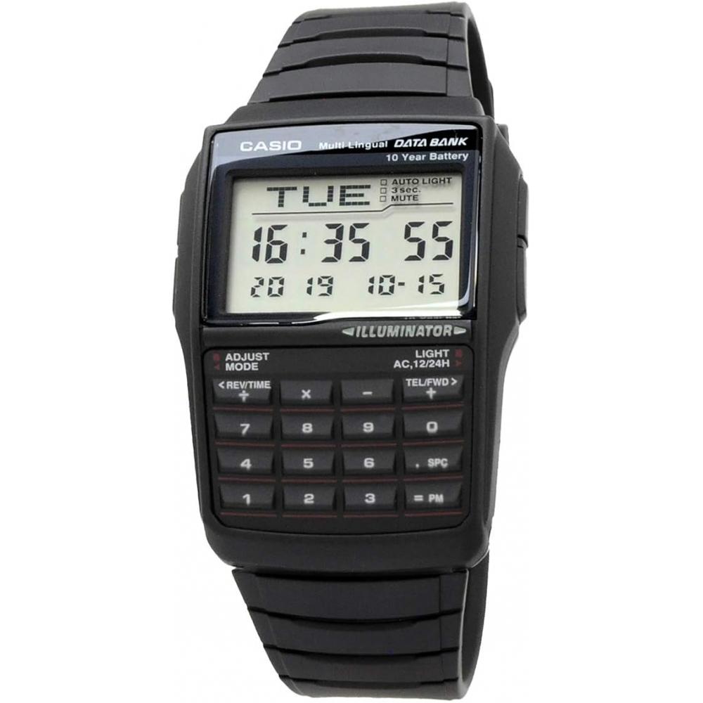 [CaSio] CaSio Data Bank Digital Men S Watch Dbc 32 1a With Genuine Box  overSeaS Model  Black  Black [parallel Imported Product]