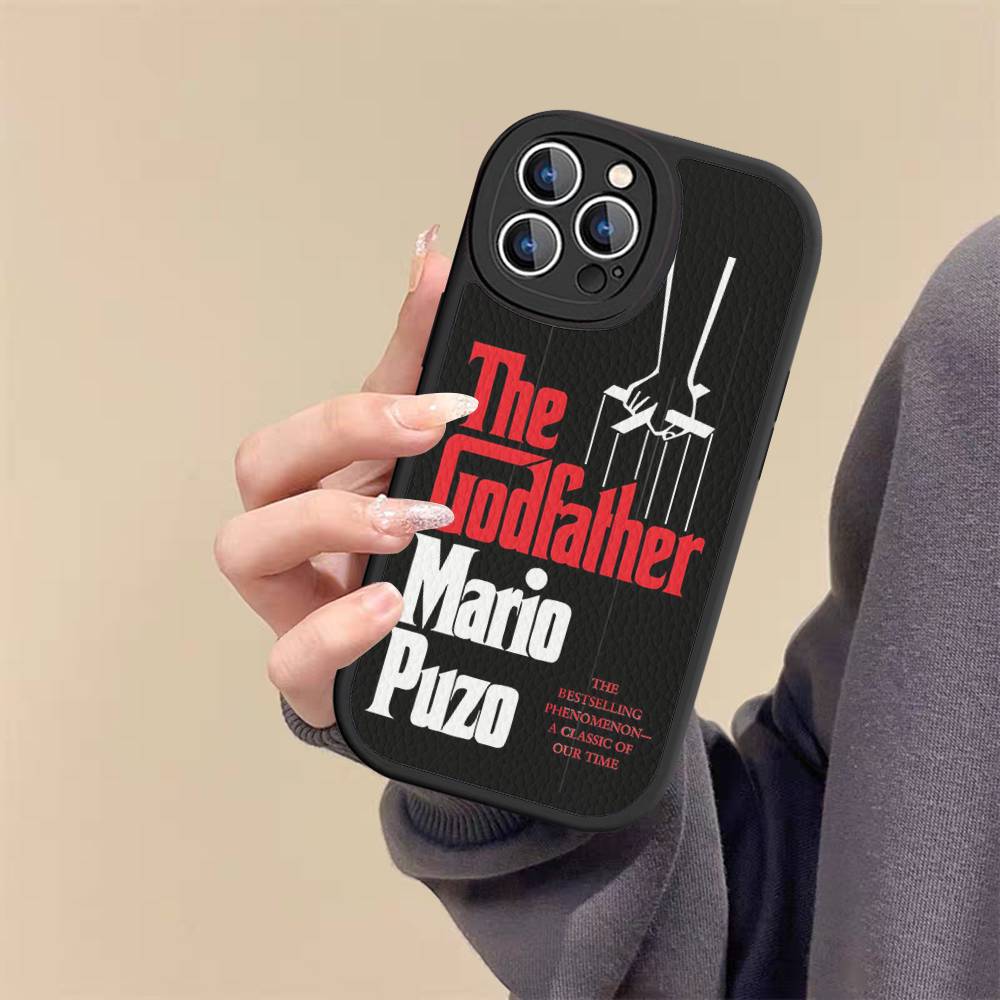 

United States TV The Godfather Leather Phone Case For Iphone 16 15 14 Plus 13 12 11 Pro Max Case iphone XS MAX
