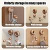 Suction Cup Wall Hooks Heavy Duty Bathroom Towel Hanger Organizer Multifunctional Wall Mount Suction Hooks for Hat Clothing Keys