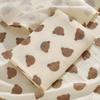 Soft Cotton Newborn Wrap Blanket Double-Layered Baby Quilt Cute Baby Swaddle Blanket  For Newborn
