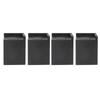 4PCS Sofa Risers Square 4in Porose Bed Lifts Furniture Risers for Fixing Small Pointy Feet Black