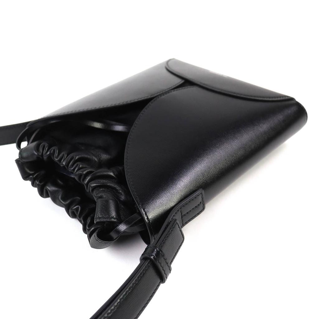 Excellent JIL SANDER Shoulder Bag Curve Crossbody Calfskin Lambskin J07WG0082 Used