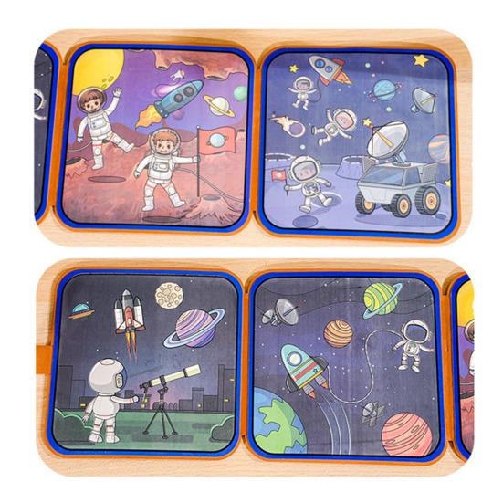 Magic Water Coloring Book for Toddlers Pocket Folding Cartoon Watercolor Drawing Painting Book Educational Art Crafts for Kids