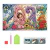 New Year Gift for Artists 2027 DIY Faux Diamond Art Hanging Calendar, Rhinestone Painting Illustration Seasonal Craft Enthusiasts Theme Spiral