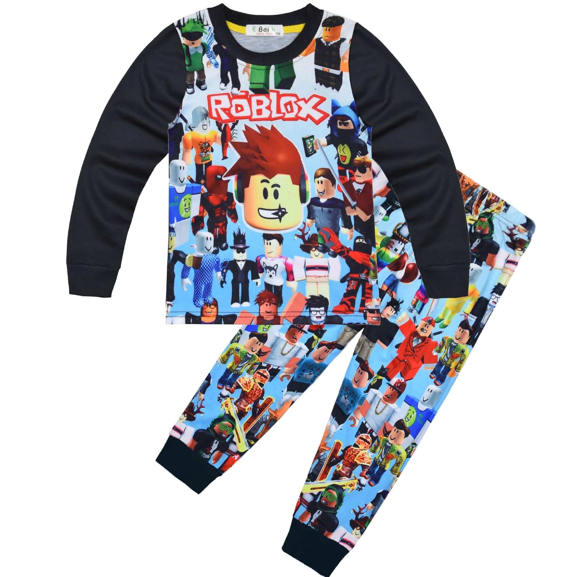 

Cartoon Digital Printing, Middle-Aged And Older Children S 120-170 Loungewear Set, Long-Sleeved Two-Piece Pajamas And Pants 565 140 чорний