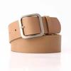 Womens Korean Stylish Vintage Pu Leather Belt Featuring Square Buckle Design