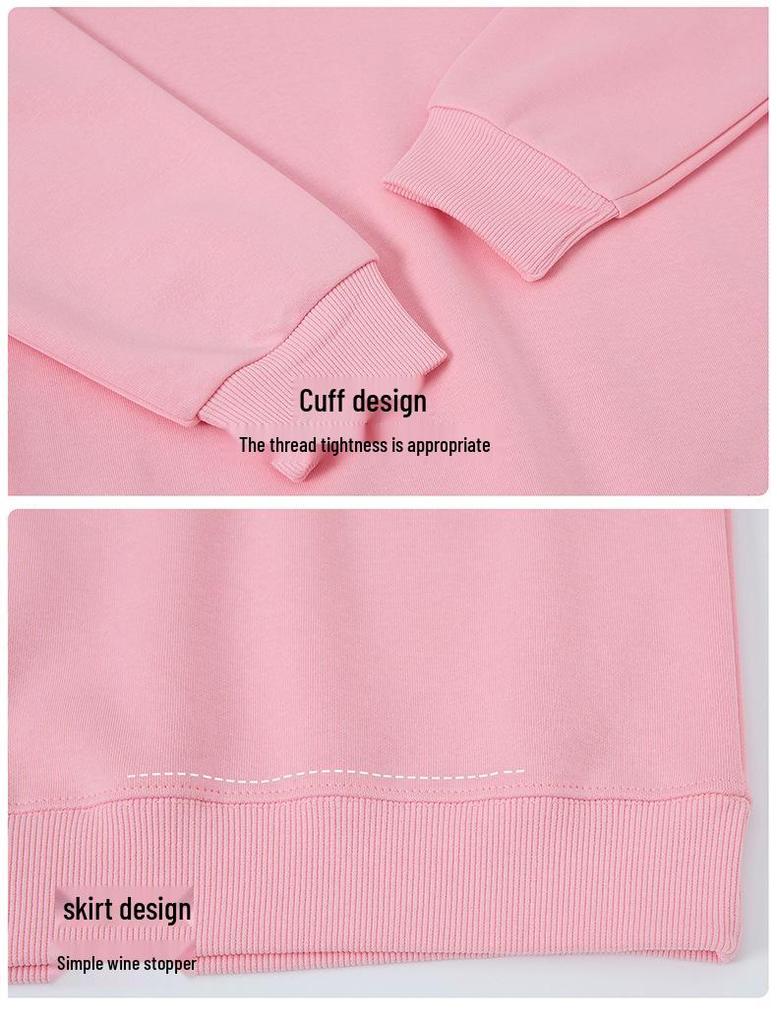 Plus Size Heavyweight Cotton Drop Shoulder Hoodie - Autumn/Winter Casual Outdoor Warmth