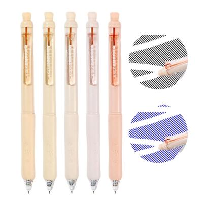 5 Pièces Stylo Gel Effaçable Stylo Gel Rétractable 0.5mm Écriture Douce Séchage Rapide pour Écriture Journaling Étudiant Adulte