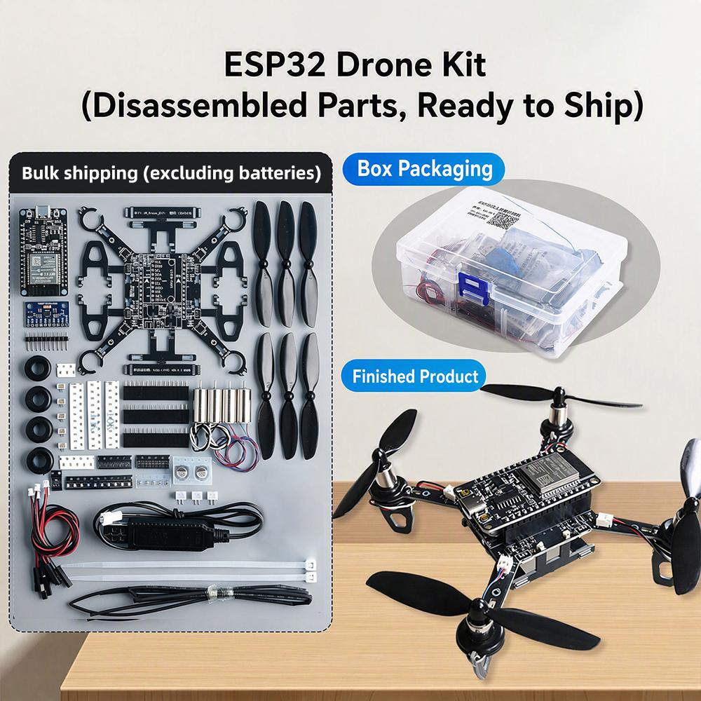 E1 Esp32 S3 Open Source Drone Kit Integrated Flight Controller Programmable Quadrotor For Indoor Flight Secondary Development