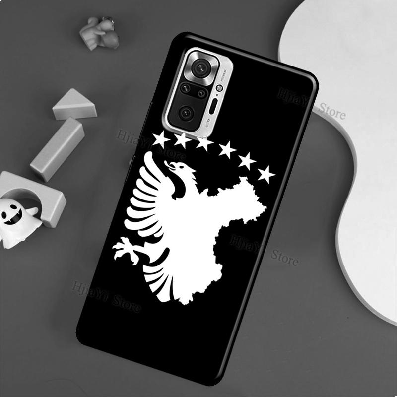 Albania Flag Case For Xiaomi Redmi 10 9 9T 9A 9C Cover Coque For Redmi Note 11 Pro 7 8 9 10 Pro 10S 11S