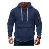 Men S Casual Hooded Sweatshirt Long Sleeve Pullover With Zipper Pocket