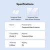 Shockproof High Definition Screen Guard 2.5D Rounded Edges Bubble Less Installation for Pocket 3 Enhancing Durability