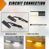 For Harley Sportster Bobber 6 LED Motorcycle Motobike Front Rear Mini Turn Signal Light Flowing Water Flashing Indicator Blinker