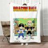 Dragon Ball Anime Comic Panel Print Blanket Four Seasons Soft Flannel All Season Sofa Bed Throw Blanket Home Nap Travel