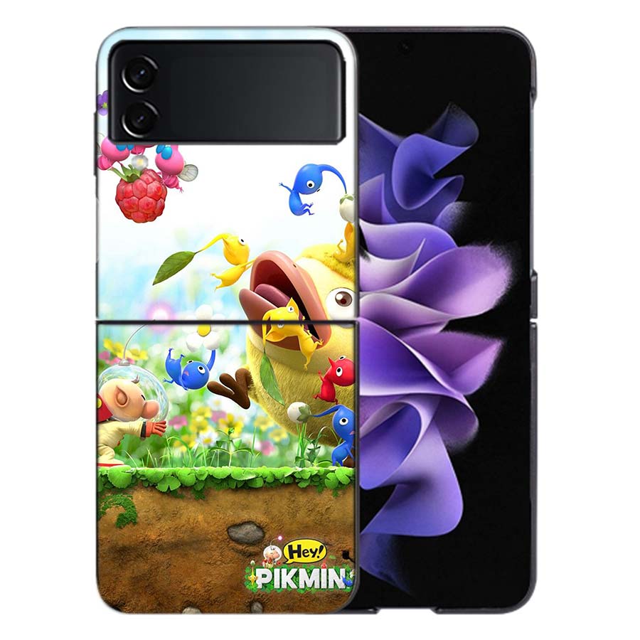 Game Pikmin 4 Coque For Samsung Z Flip7 6 Galaxy Case Shockproof Z Flip5 Z Flip3 4 5G Hard Cover Phone TPU PC Hard Funda