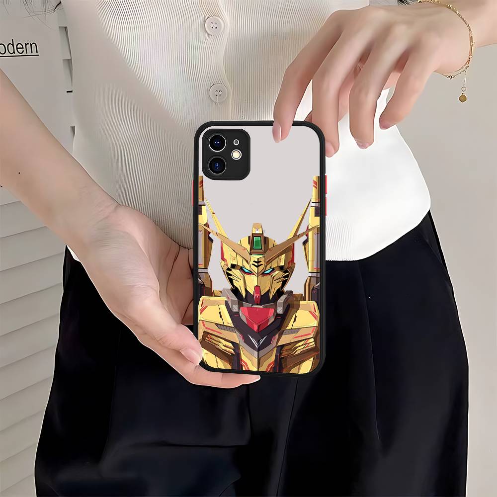 Cartoon G-Gundams Phone Case For IPhone 11 12 13 14 15 16 Pro Plus X XS MAX Matte Bumper Shockproof Cover