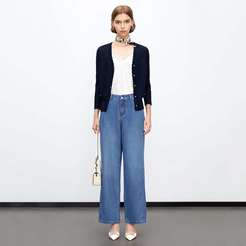 JESSIE Lyocell Slim-Fit Nine-Sleeve Knitted Cardigan