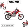 Hinterradbremspedal für CRF300L, Klappbarer Motorrad-Fußbremshebel für CRF 300L 2021-2024 - Rot