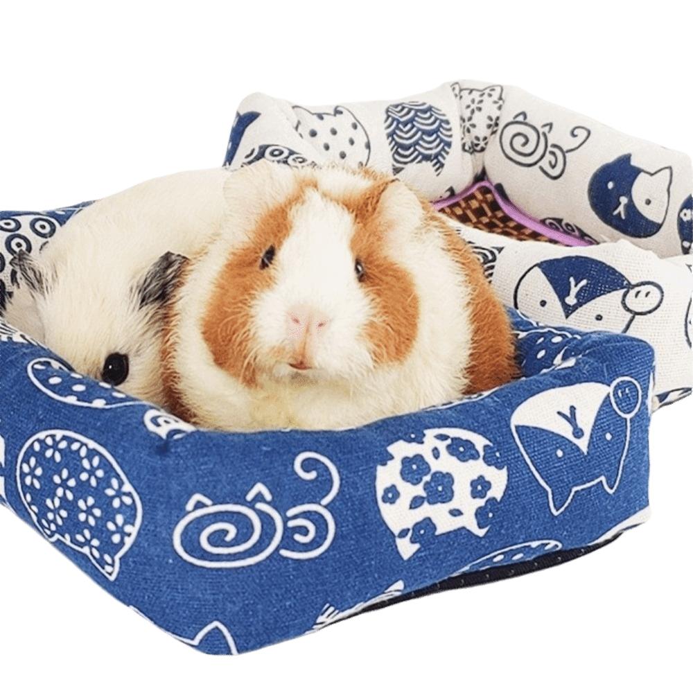 New Canvas Gerbil Cushion Comfortable Breathable Hamster Nests Multi-size Washable Rodents Cushion Guinea Pigs