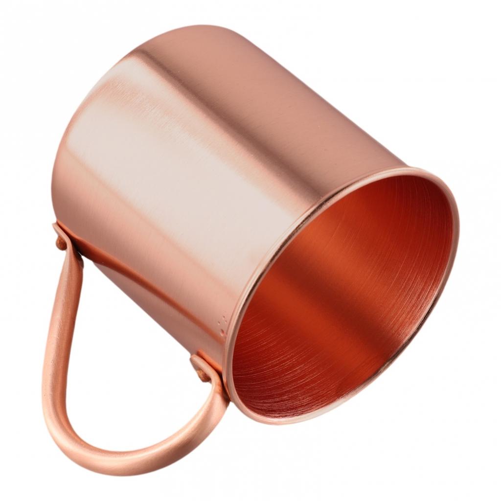 Schlanke und stilvolle 450 ml Tasse Kupferbecher Reiner Kupferbecher