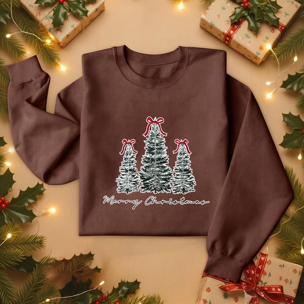 Christmas T-Shirts And Sweatshirts, Women'S Sweatshirts, Long-Sleeved Pullover Sweatshirts, Women'S Long-Sleeved Tops