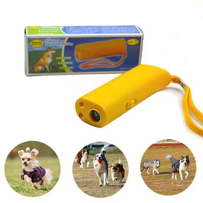 Dog Repeller 1PC Pet Dog Training Device Anti Barking Ultrasonic Without Battery Graceful Black Trainer LED Ultrasonic 3 In 1 High Quality Jewelry