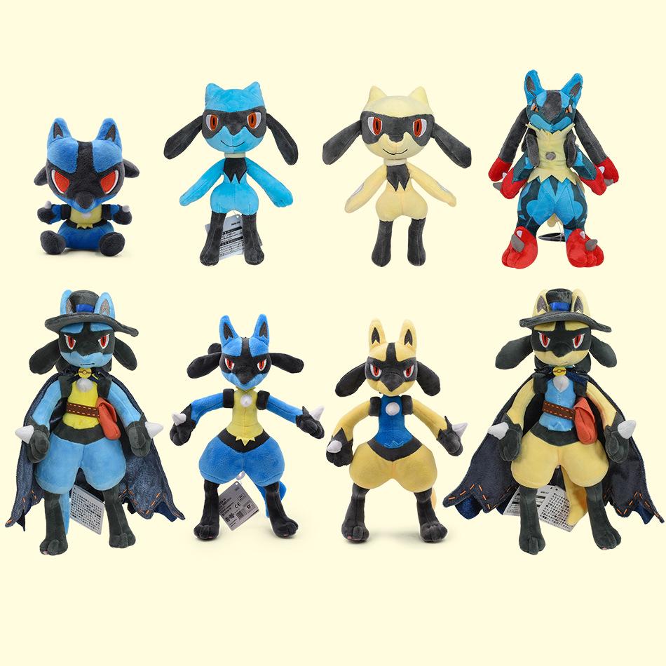 Large Shiny Mega Lucario Evolution Plush Doll