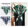 Silk twill 14 mmi large silk scarf women's fashion versatile high-end mulberry silk square scarf light luxury versatile 90 shawl