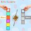Gemmicc 100PCS Mag Build Basic Set Magnetic Toys Magnet Kids Educational Toys Magnet Blocks Toys Advanced Set Comes with 2 Cars