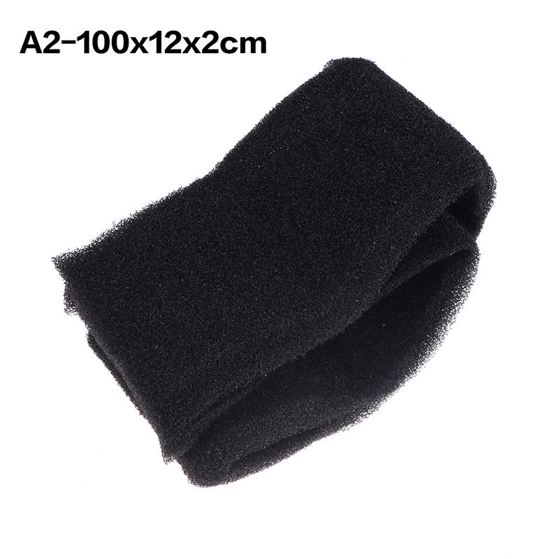 4 Sizes Black Filtration Foam Aquarium Fish Tank Biochemical Filter Sponge Air Filter Pad Skimmer Long Use Time Sponge