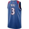 Nike Washington Wizzards Bradley Beal City Edition Jersey Blue Men Streetwear DB4048-477