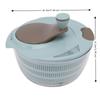 Drainage Holes Lettuce Spinner Plastic Vegetable Spinner Labor Saving Salad Spinner  Meal Prep