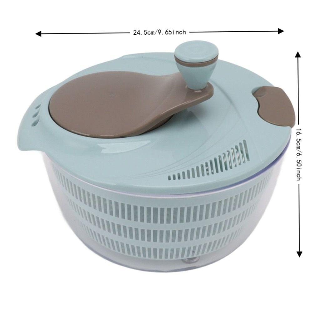 Drainage Holes Lettuce Spinner Plastic Vegetable Spinner Labor Saving Salad Spinner Meal Prep