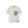 X MIHARA YASUHIRO Casual Printed Loose Round Neck Short Sleeve T-Shirt Men Tops Morning-Dew-Gray F11M233101F-GY
