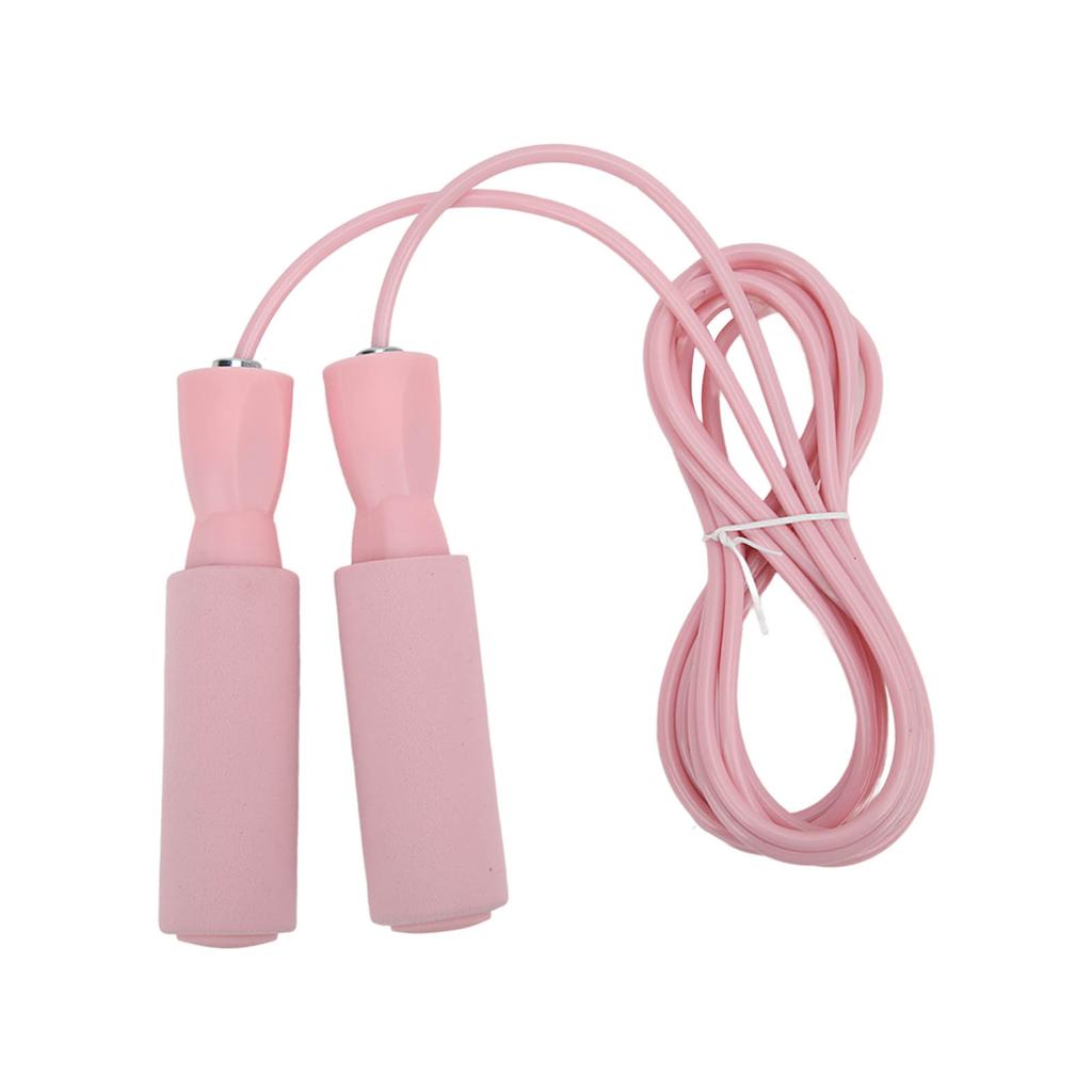 Steel Wire Jumping Rope Ajustable Skipping Rope with Double Bearings for Men Women and Children