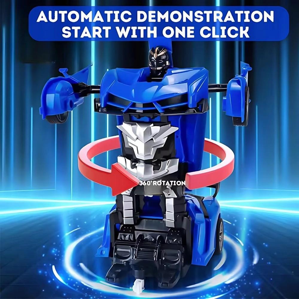 2-in-1 Transformable Robot Car Remote Control Deformation Car New Children Boys Toys  Gift
