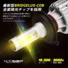 NOVSIGHT LED Headlight, H4Hi/Lo LED Bulb, Yellow, High Performance Chip, Easy Installation, 10,000 LM