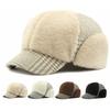 HT4543 Autumn Winter Hat Caps for Men Women Cute Fleece Fur Baseball Cap Thick Warm Trapper Earflap Cap Male Female Russian Hat