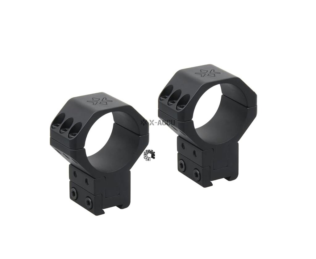 Vector Optics 34mm Adjustable Elevation Dovetail Rings X-ACCU XASR-3055