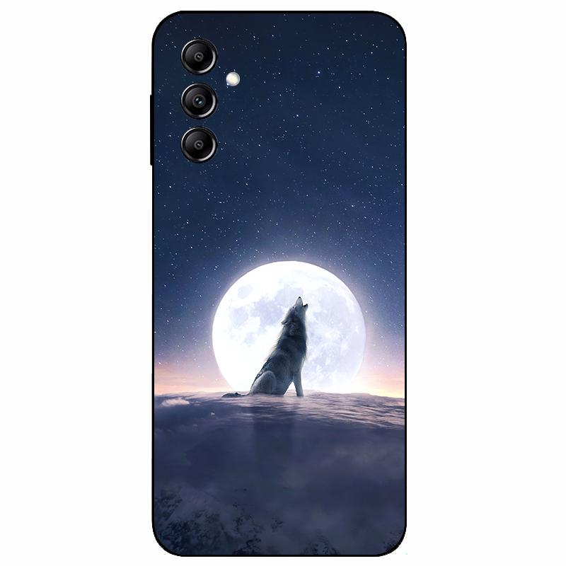 For Samsung A14 4G A 14 M14 5G Case Painted TPU Soft Silicone Black Funda for Samsung Galaxy A14 A145F Bumper GalaxyA14 M 14 Bag