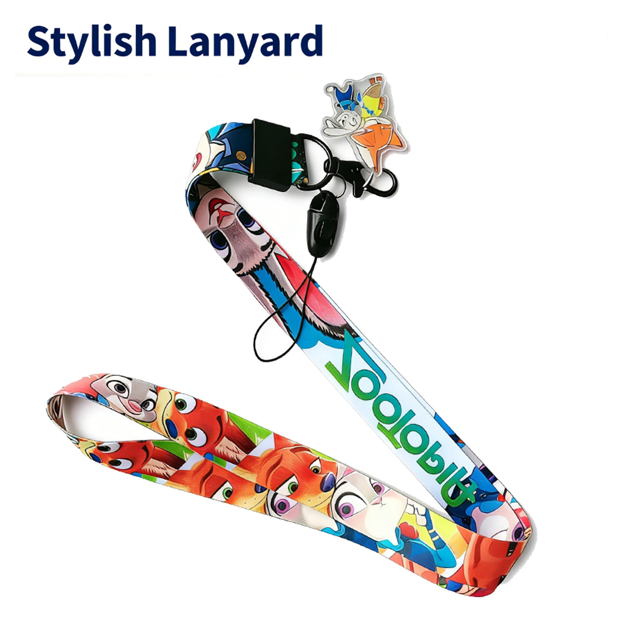 

Zootopia 2 Neck Strap Carrot Recording Pen Lanyards | 60 Second Mini Recording |Neutral Pen 2In1 For Student Gifts