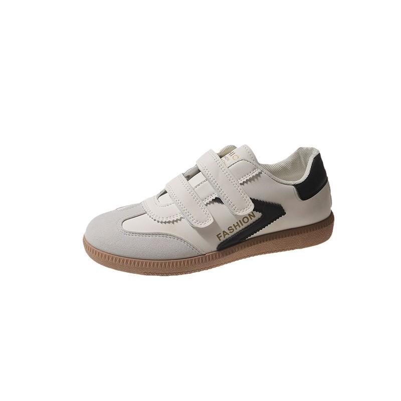 Velcro Women's Autumn Board Shoes Versatile Casual Student White Shoes