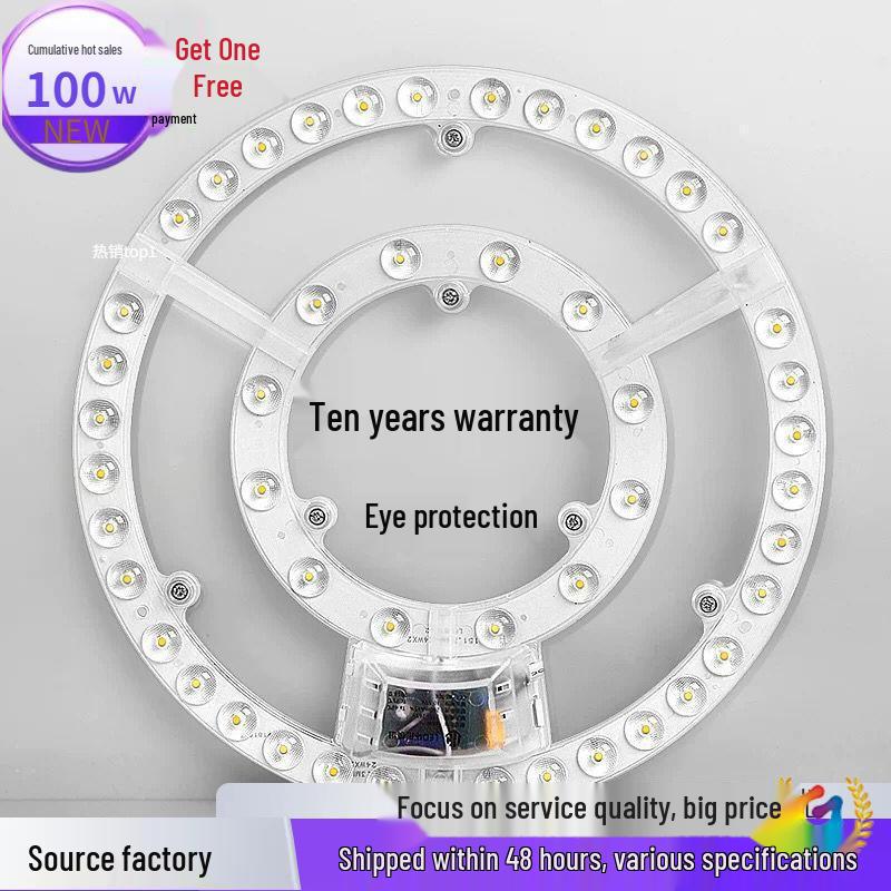Magnetic LED Ceiling Light: Eye Protection Strip, Bright Panel for Bedroom/Living Room