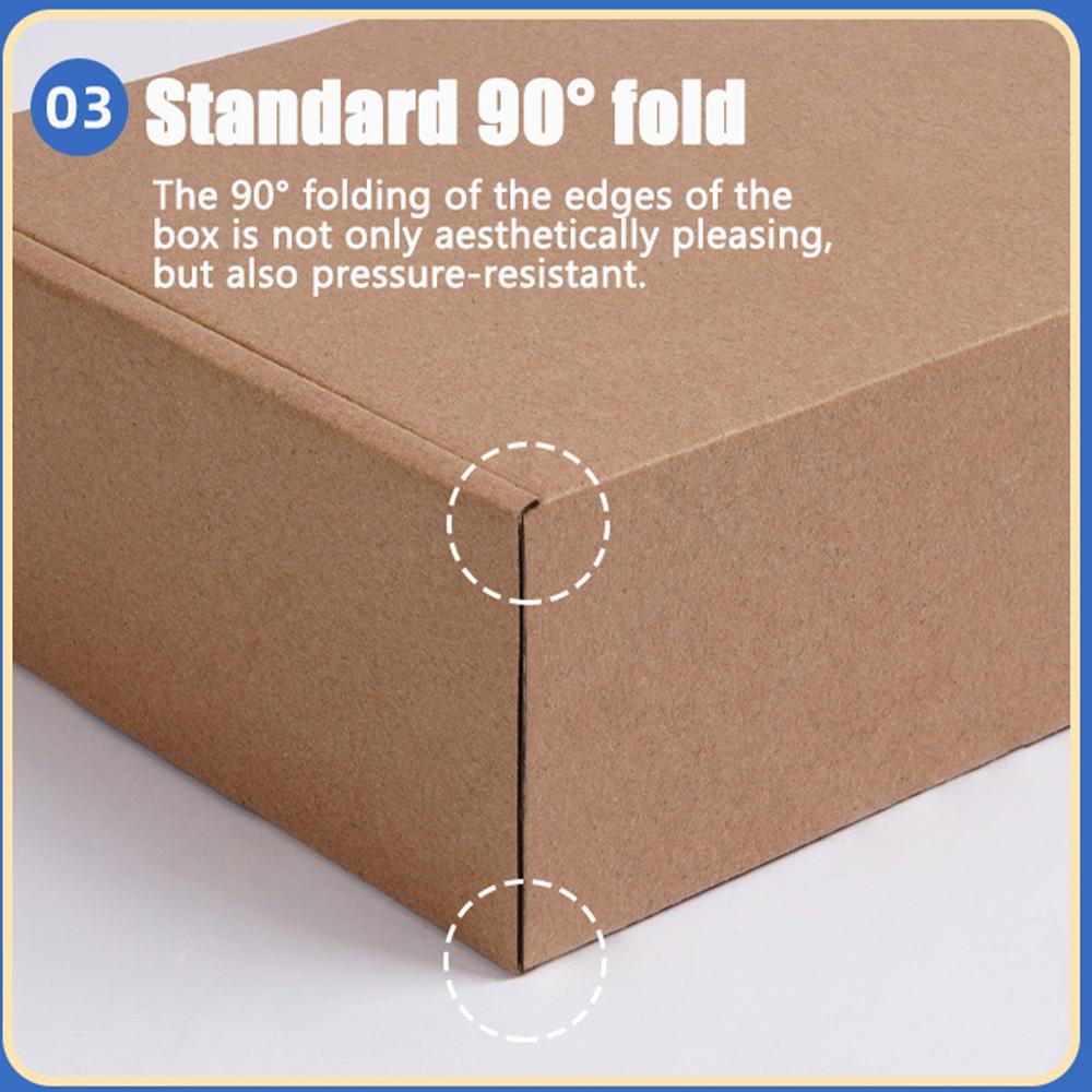 10Pcs Multi Size Brown Kraft Paper Gift Box Christmas Cookies Candy Packaging Box Wedding Gifts For Guest Handmade Soap Wrapping