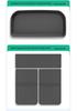 Eco-friendly TPE Floor & Trunk Mats for 2026 XPeng GX, with Backrest Protection.