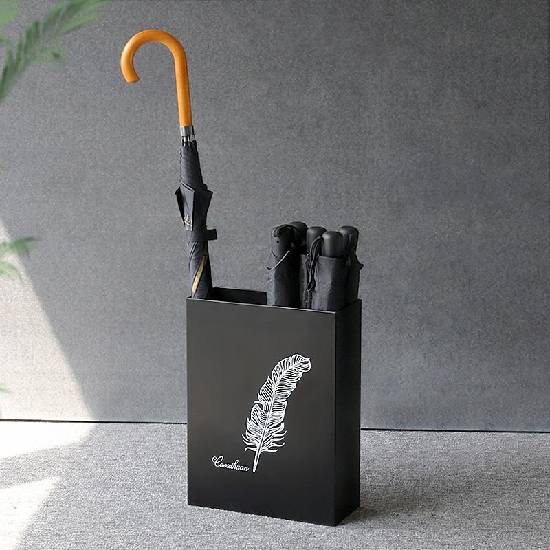 

Hollow Design Umbrella Holder, Entryway Rain Stand, Compact Umbrella Storage Bucket, Home Umbrella Organizer