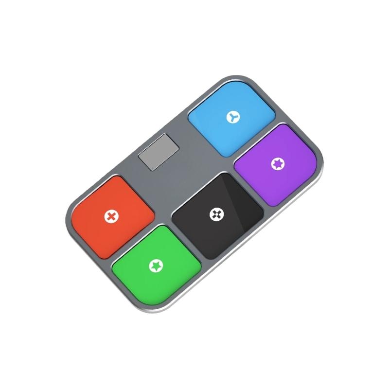 

Portable Multi Compartment Screw Storage Tool Strong Magnetic Adhesion Lightweight For Electronics Maintenance 1